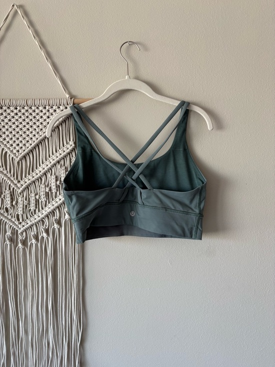 lululemon athletica Longline Energy Bra in Sage - Picture 2 of 3